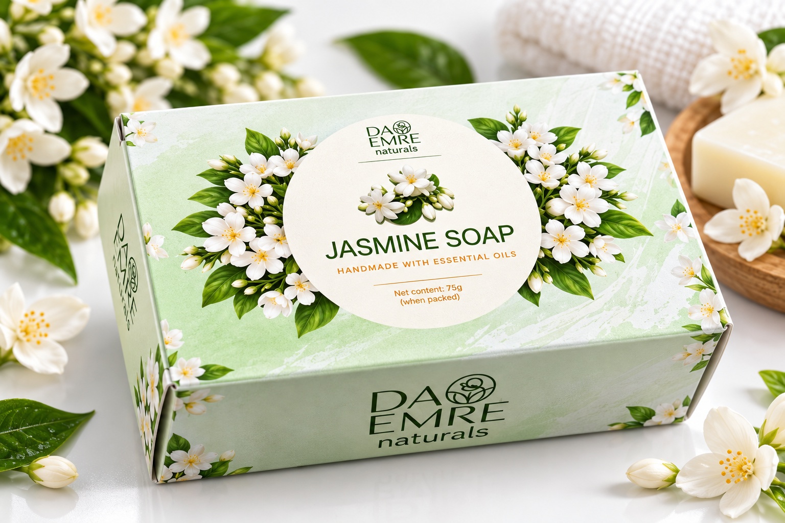 Daemre Jasmine Soap 75 gm product packshot