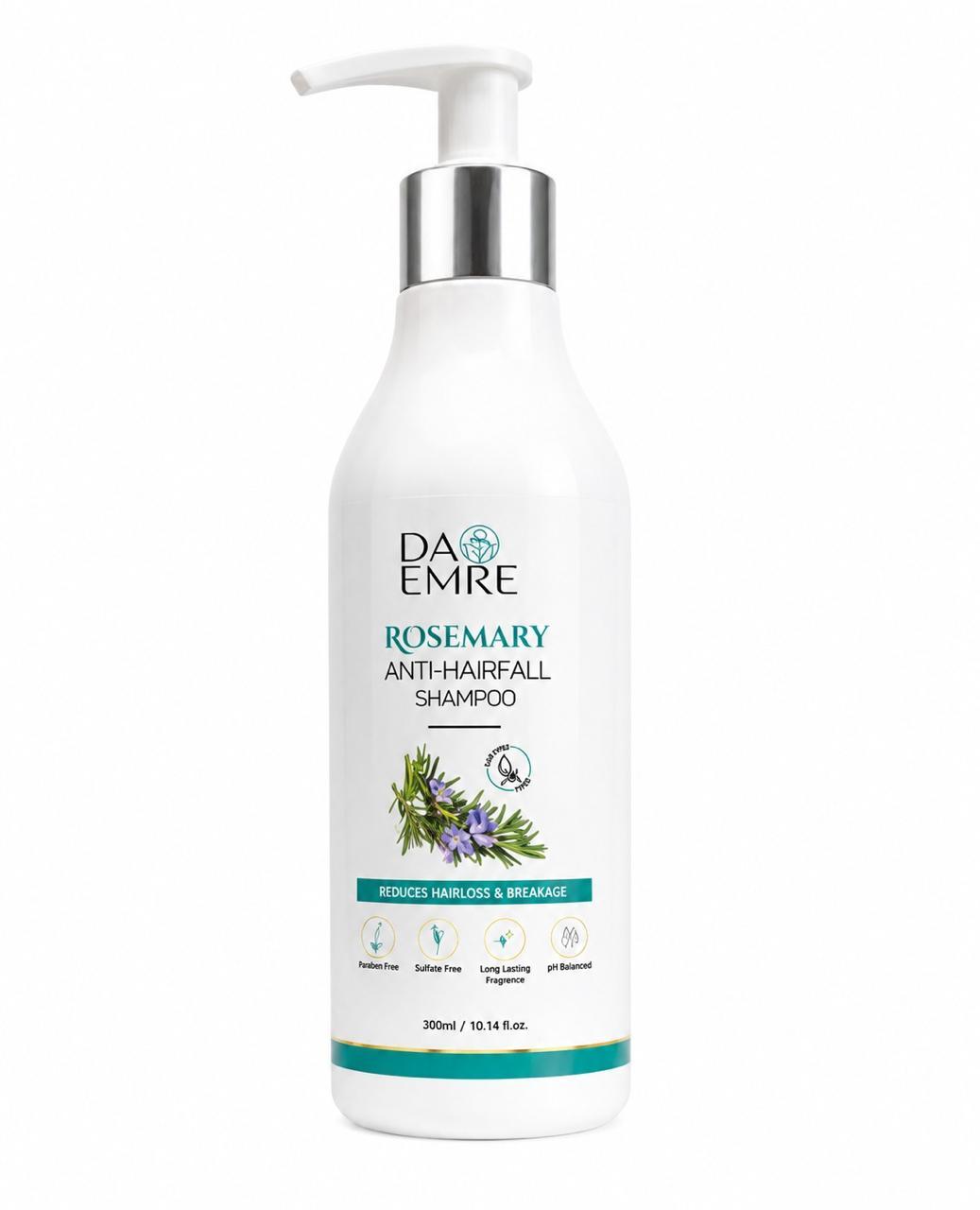 Daemre Rosmarry Shampoo 300 ml product packshot